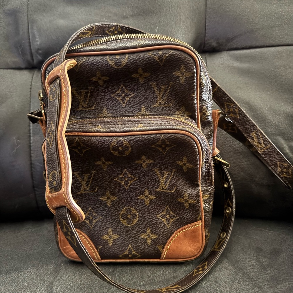 Louis Vuitton Amazone Monogram Canvas Crossbody Bag ~